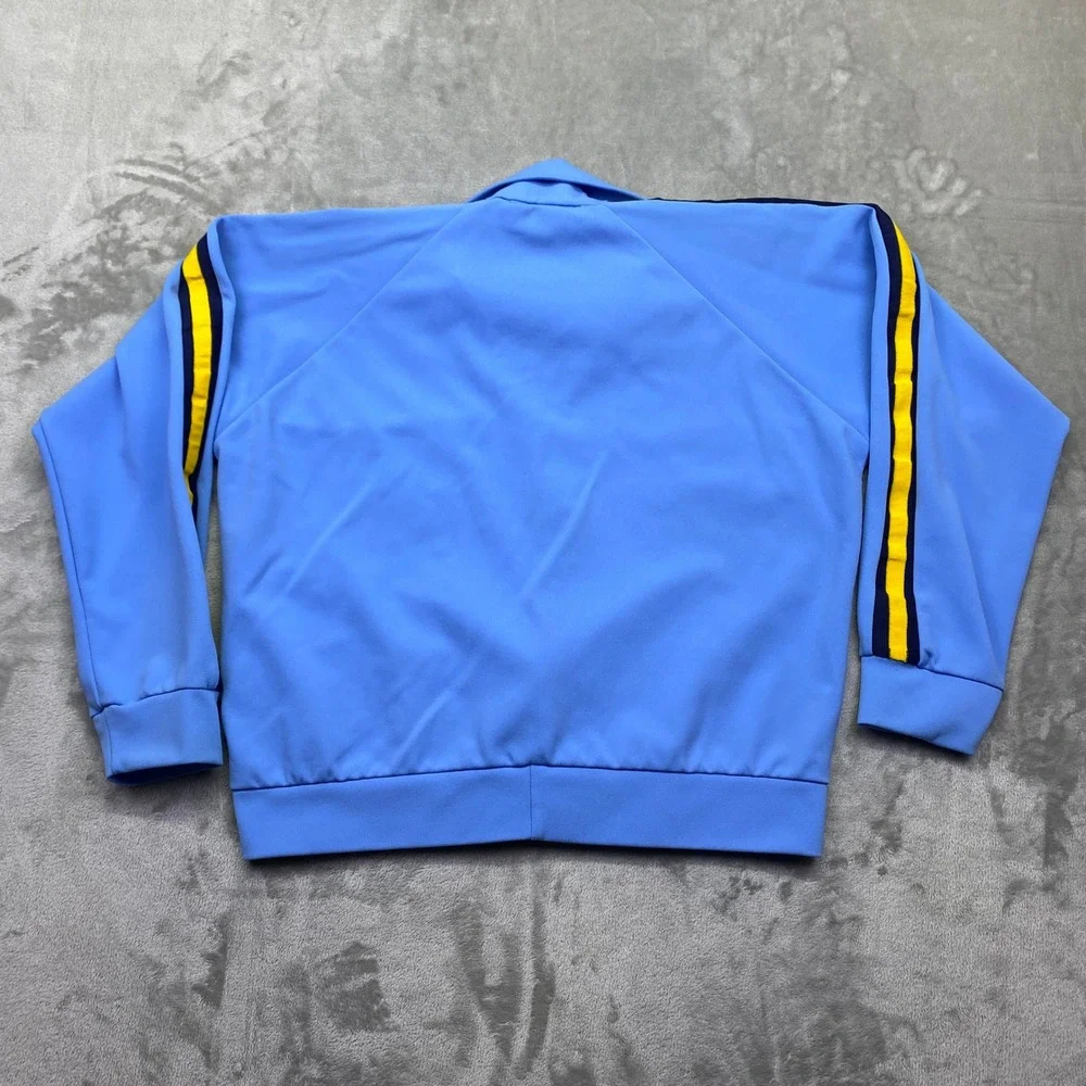 VTG The American Lifestyle Blue Track Jacket Athletic Retro Sportswear L‎ USA